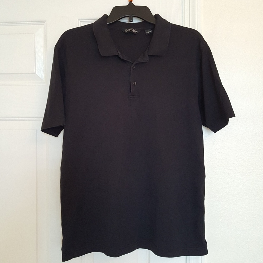Kenneth Roberts Black Short Sleeve Polo Shirt